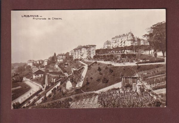 LAUSANNE - Promenade de Chissiez