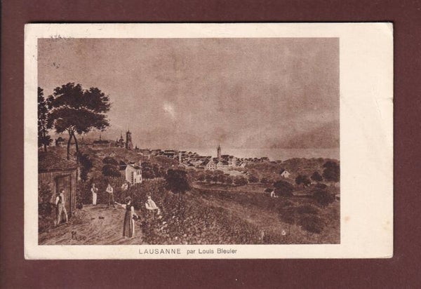 LAUSANNE par Louis Bleuler - 1925