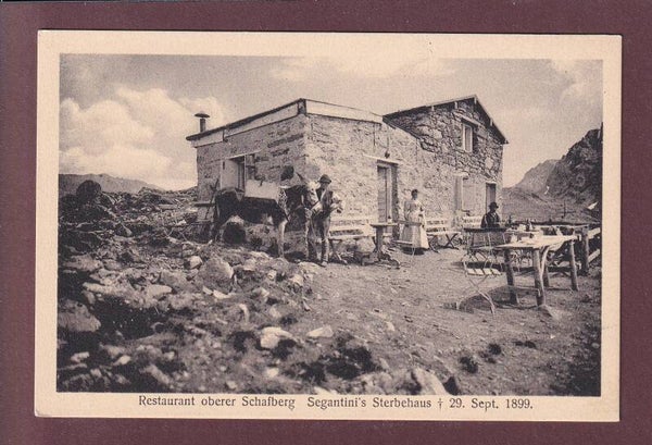 Restaurant OBERER SCHAFBERG - Segantini Sterbehaus - Leute