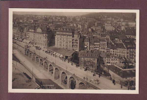 LAUSANNE - Grand Pont - Angle de vue moins courant
