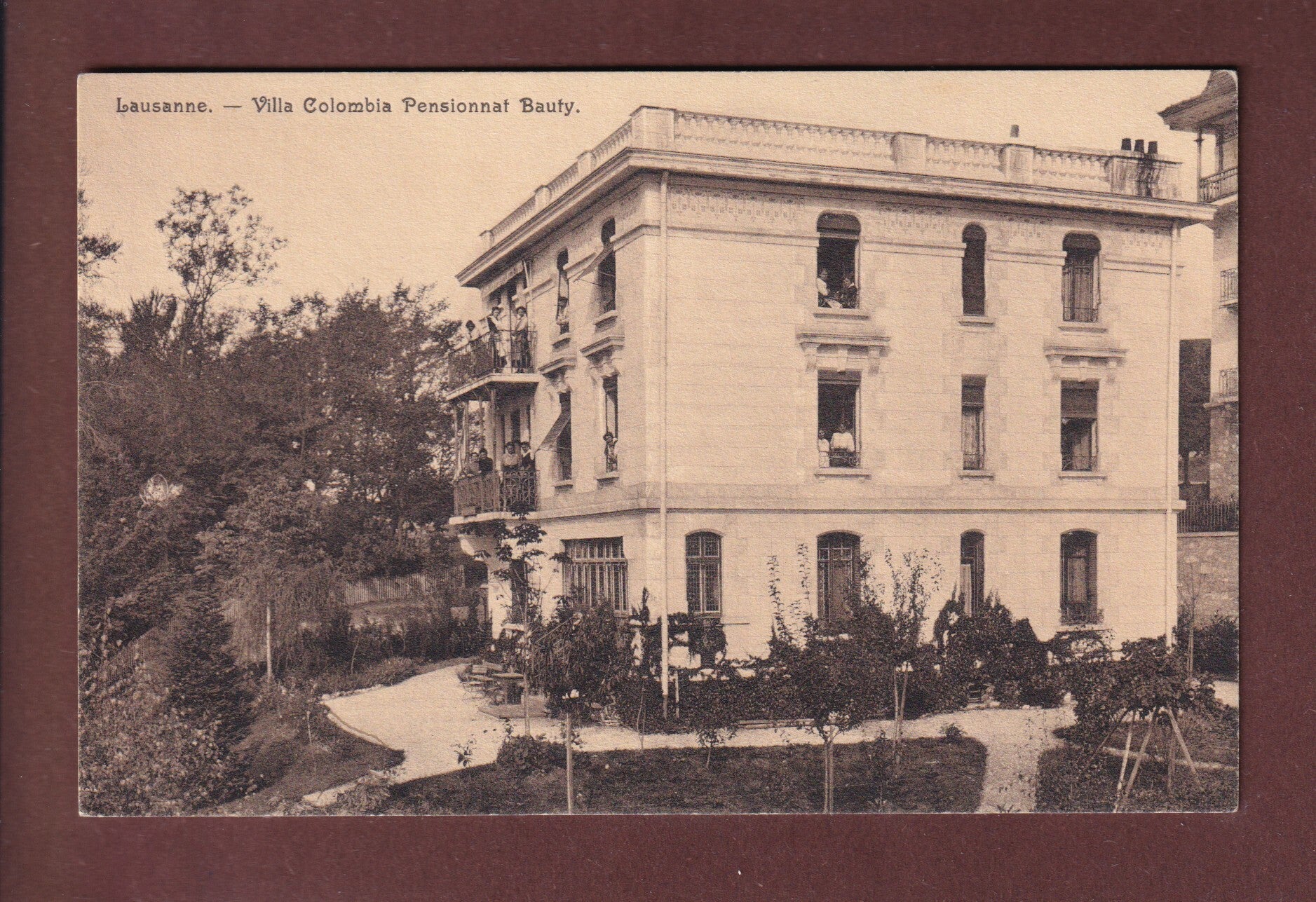 LAUSANNE - Villa Colombia Pensionnat Bauty