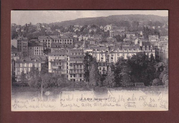 LAUSANNE - Vue partielle - 1905