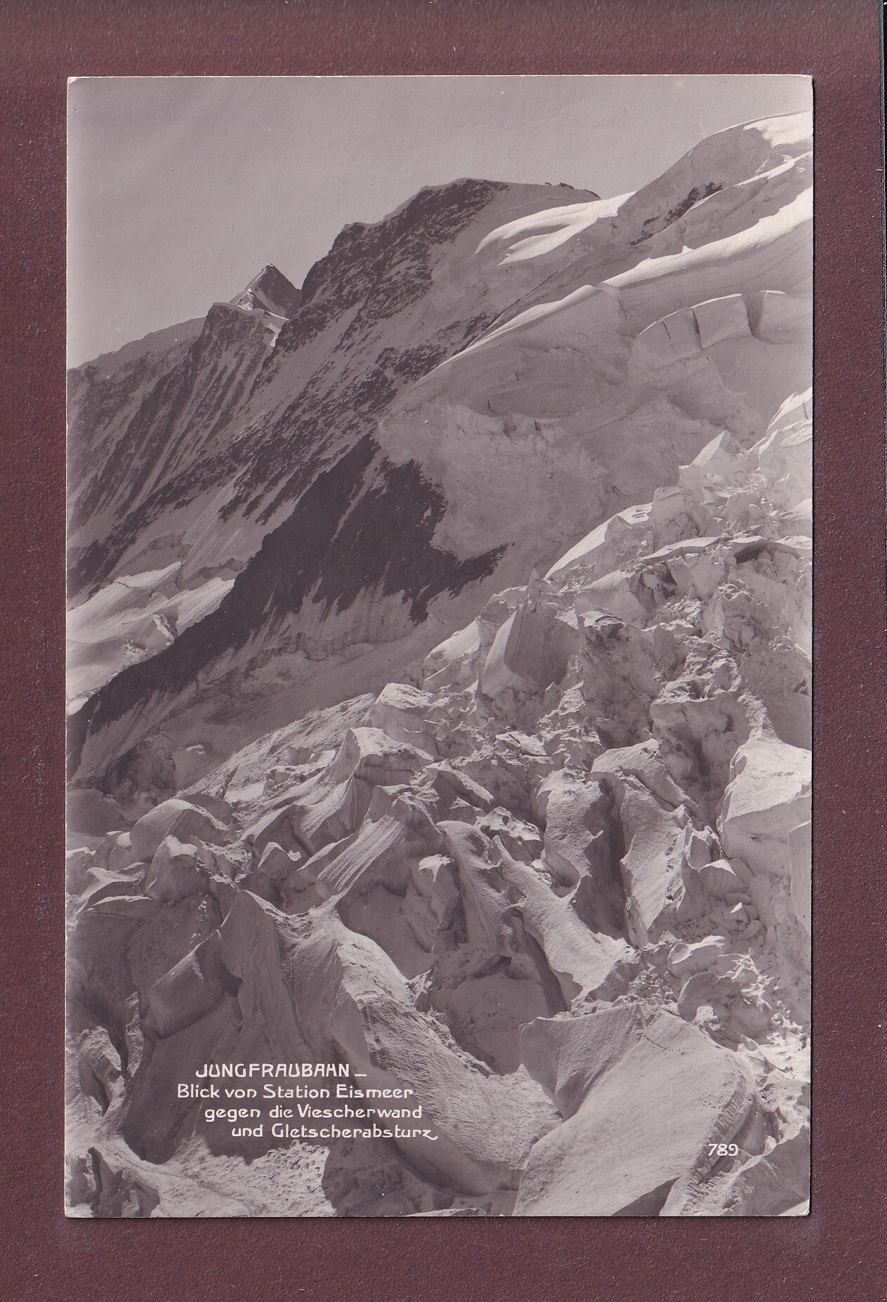 Jungfraubahn - VIESCHERWAND - Gletscherabstrurz