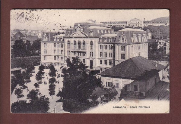 LAUSANNE - Ecole Normale - 1909