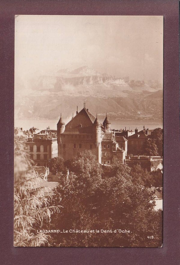 LAUSANNE - Château - Dent d'Oche