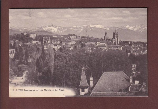LAUSANNE et les Alpes - 1919