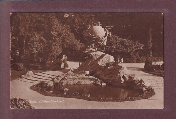 BERN - Weltpostdenkmal - 1920
