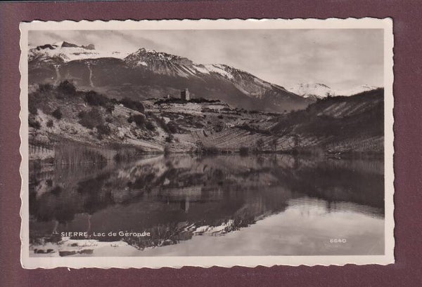 SIERRE - Lac de Géronde - 1938