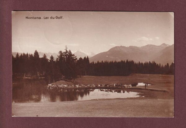MONTANA - Lac du Golf - Chèvres - 1928
