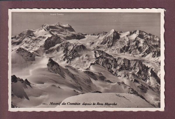 Massif du COMBIN depuis la Rosa Blanche