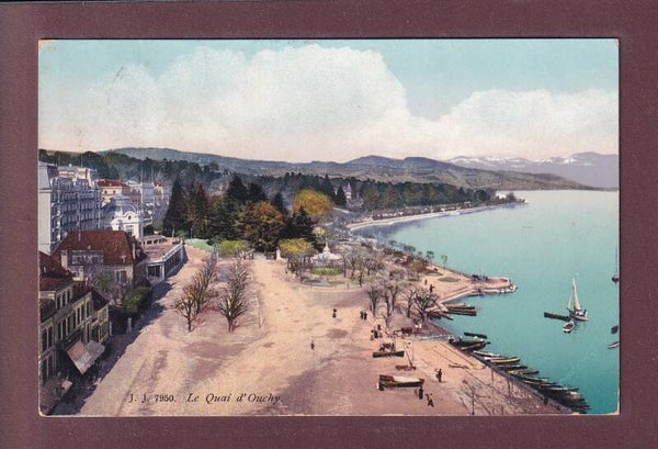LAUSANNE - Ouchy - Quai - 1913