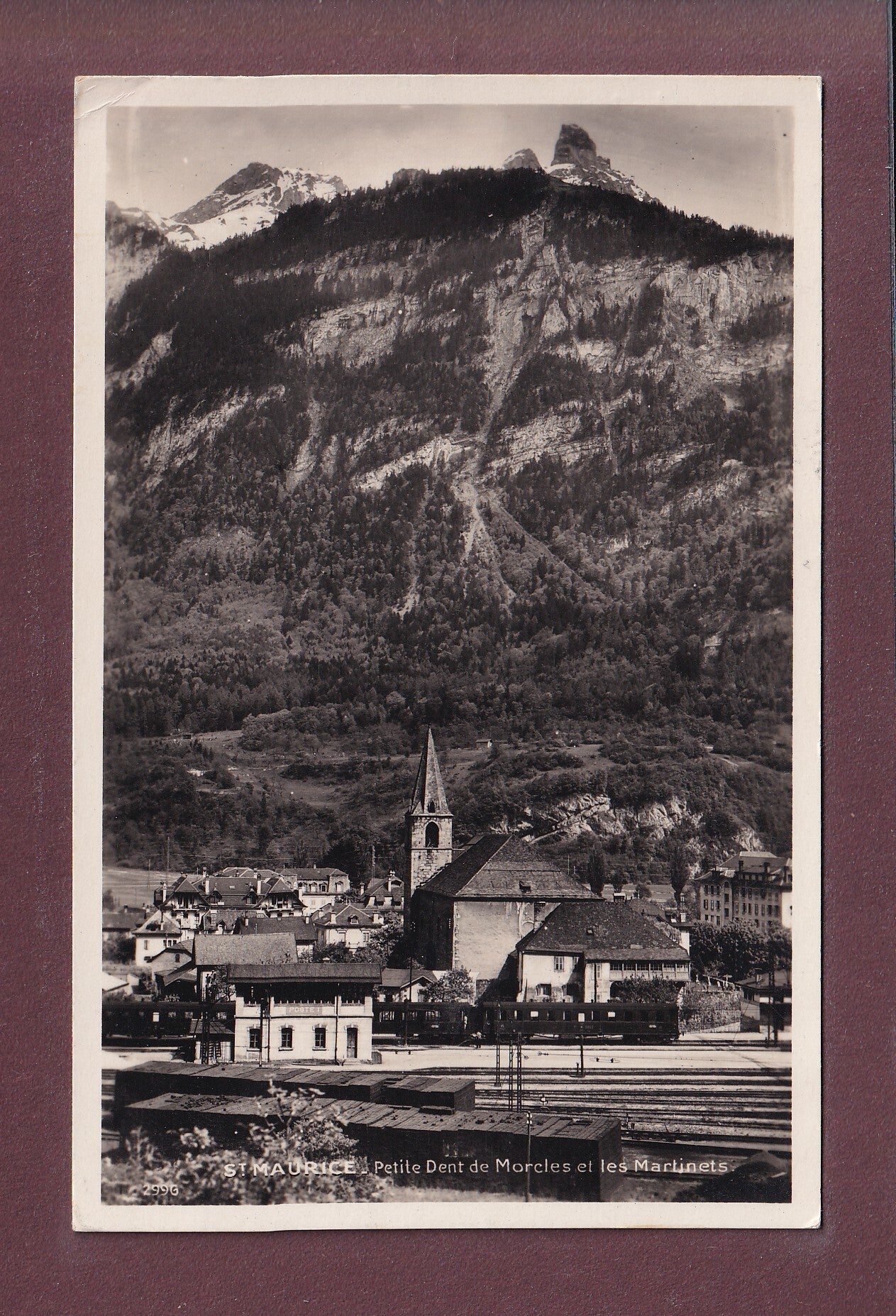 ST. MAURICE - Gare - 1932 Feldpost