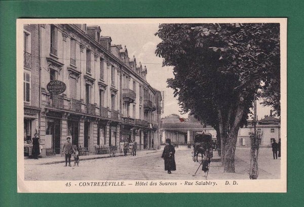 CONTREXEVILLE - Hôtel des sources - Rue Salabéry - Attelage