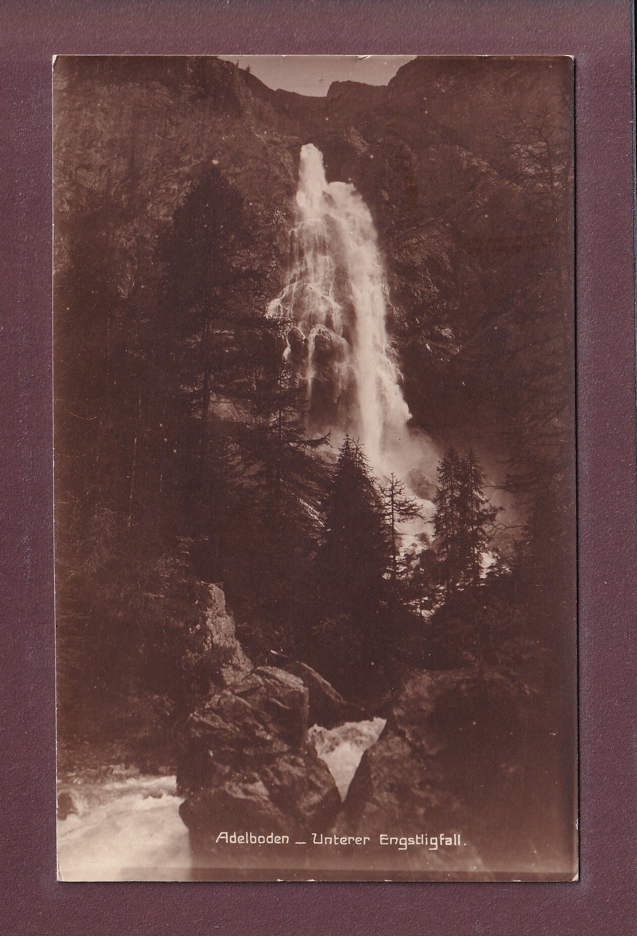 Adelboden - Untere ENGSTLIGFALL - 1921