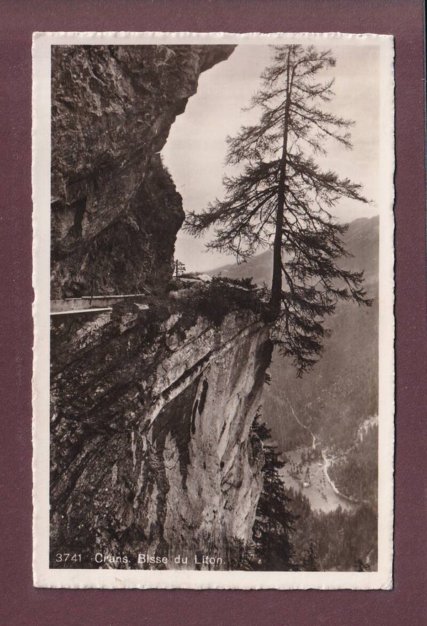 CRANS - Bisse du Liton - 1941