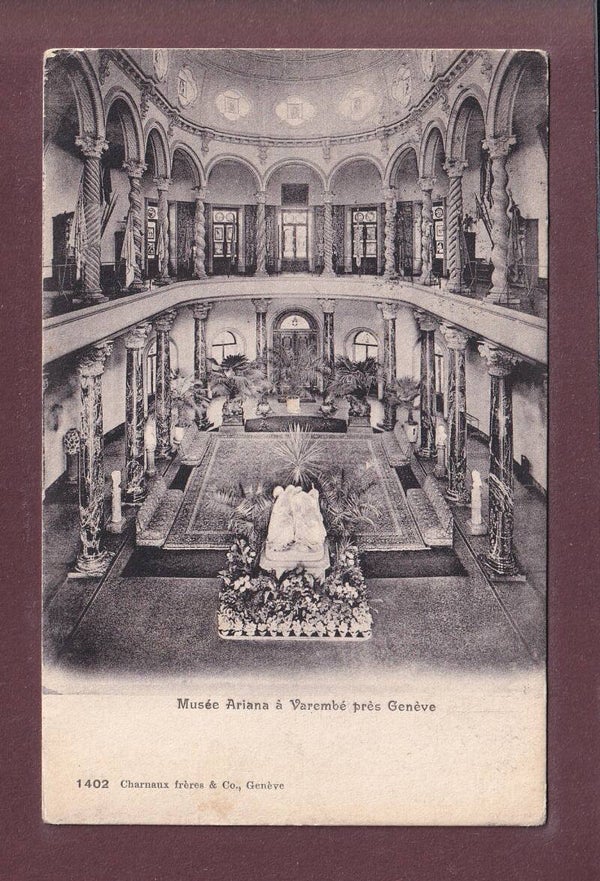GENEVE - Musée Ariana - 1918 Charnaux Frères