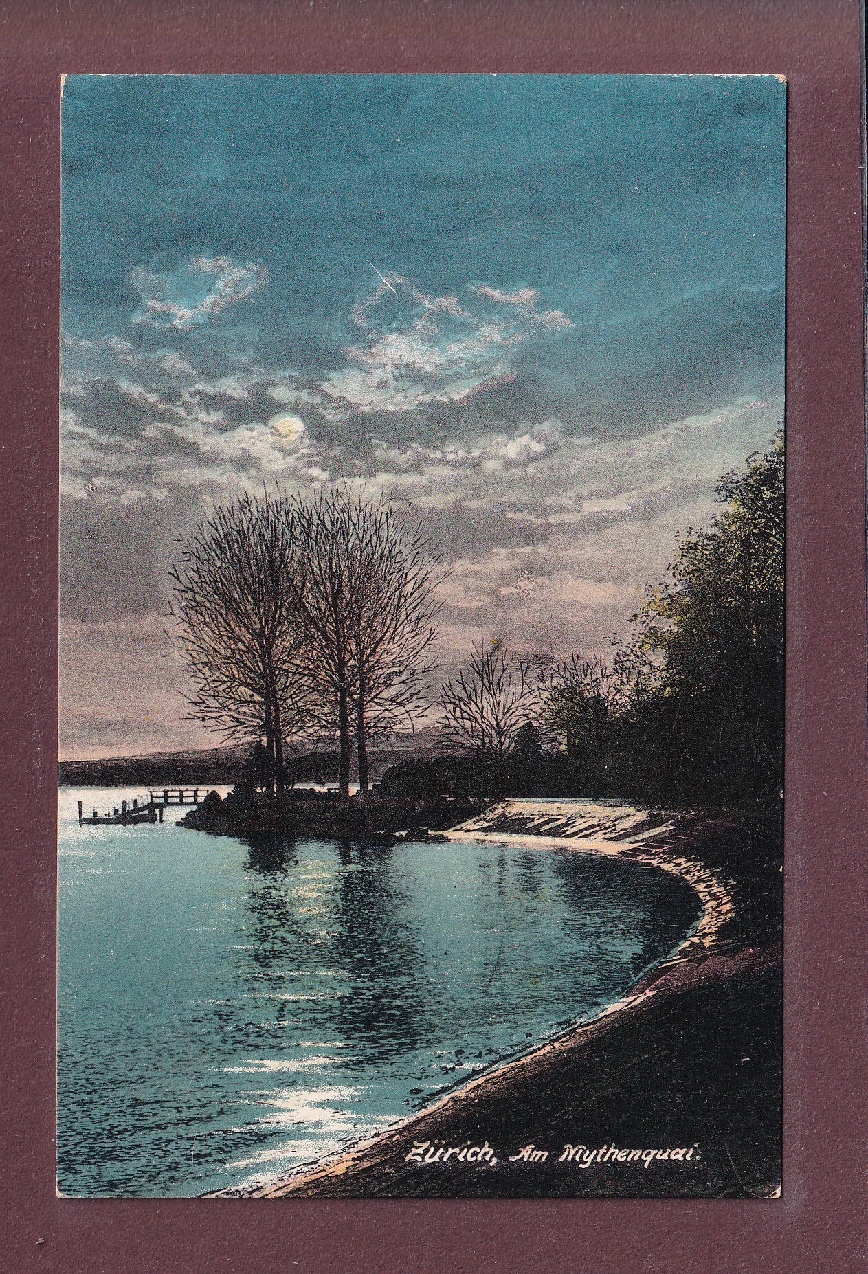 ZÜRICH - Am Mythenquai - 1912
