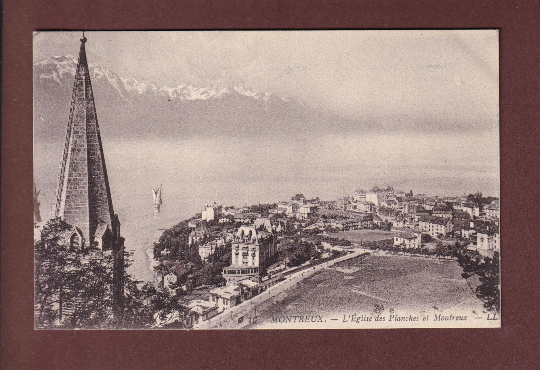 MONTREUX depuis l'Eglise des Planches - 1912