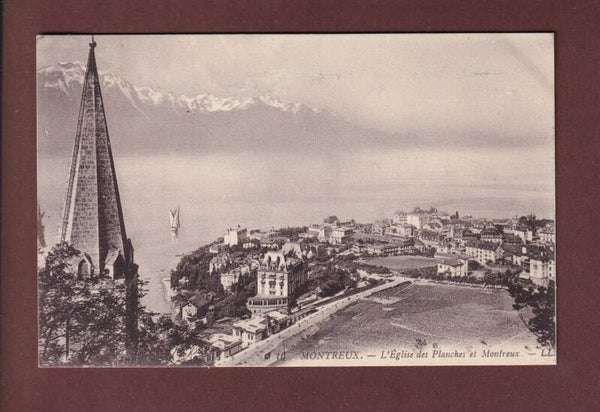 MONTREUX depuis l'Eglise des Planches - 1912