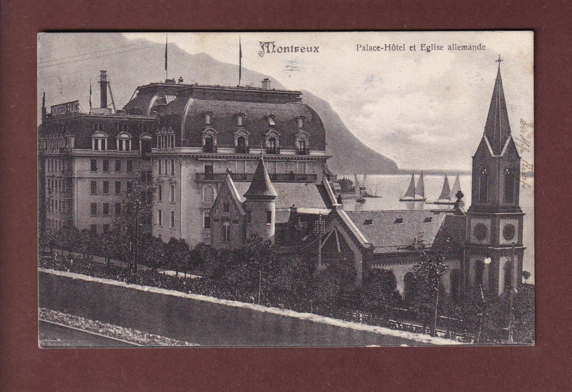 MONTREUX - Palace - Eglise Allemande - 1911