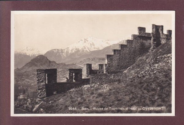 SION - Ruines de Tourbillon - Haut de Cry