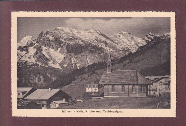 MÜRREN - Kirche - Tschingelgrat