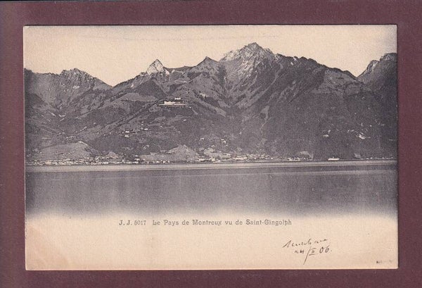 MONTREUX et environs depuis St. Gingolph - 1906