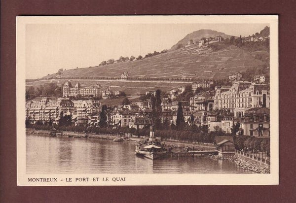 MONTREUX - Port et Quai - Bateau CGN