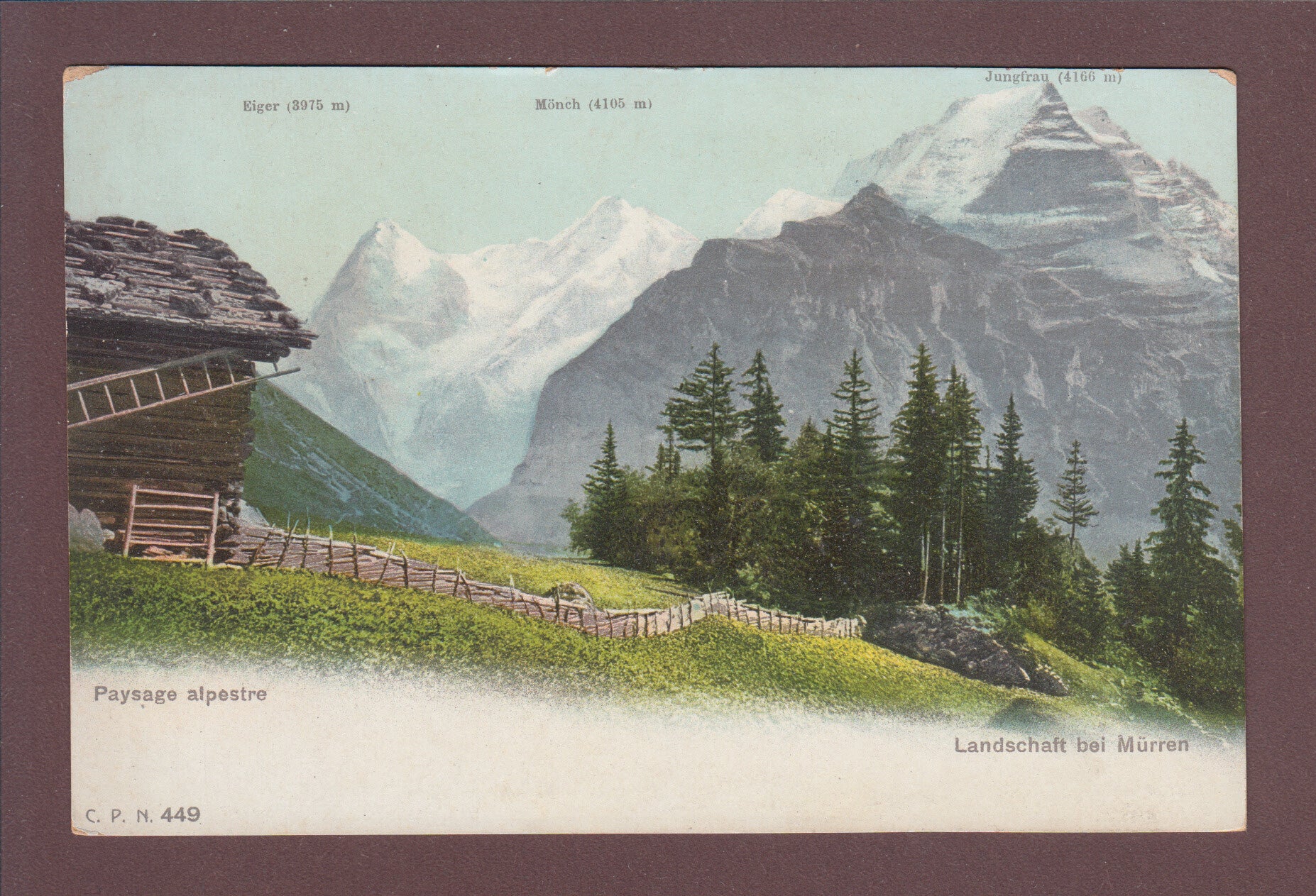 Landschaft bei MÜRREN - CPN