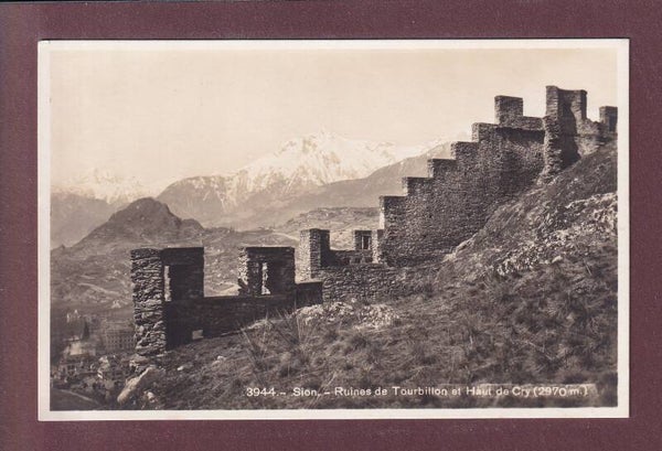 SION - Ruines de Tourbillon - Haut de Cry