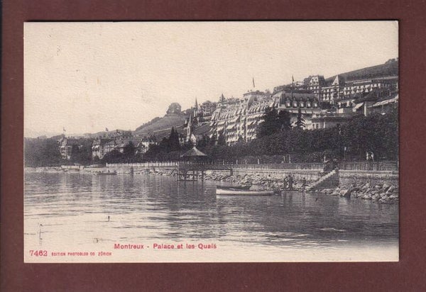 MONTREUX - Quai - Palace - 1906