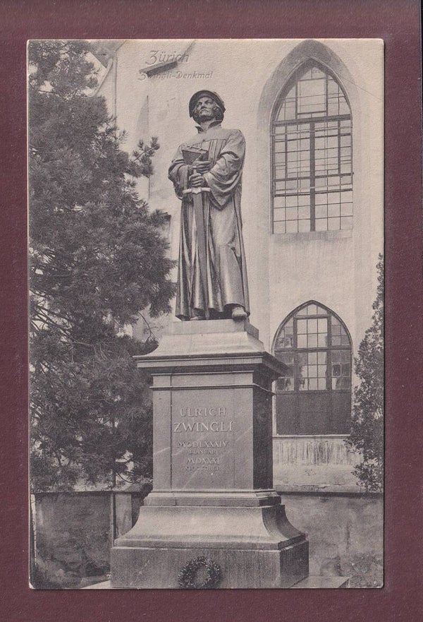 ZÜRICH - Zwingli-Denkmal