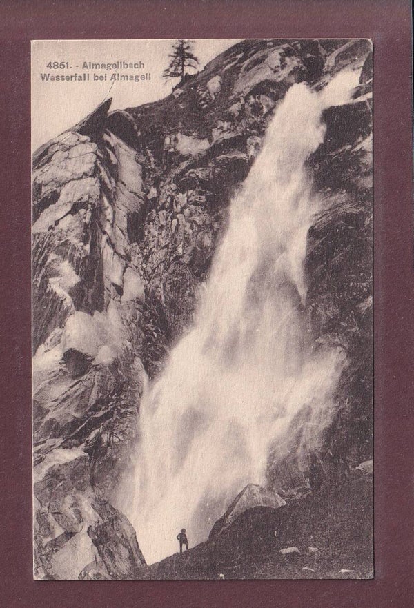 ALMAGELBACH - Wasserfall bei Almagell