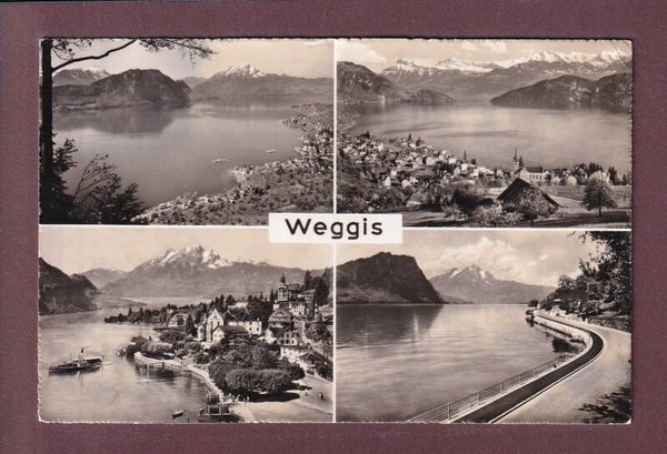 WEGGIS - 4 Bilder - 1955