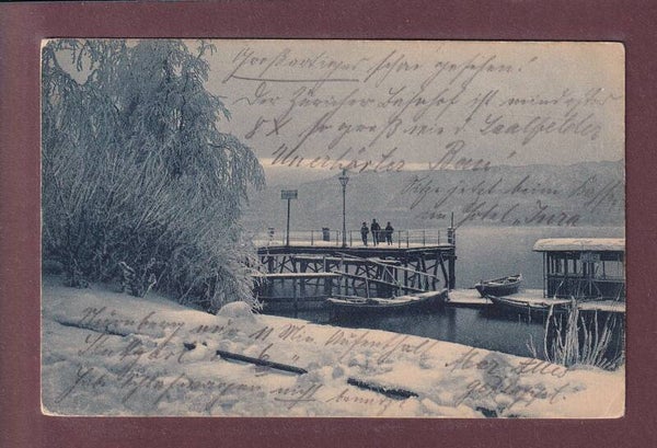 ZÜRICH - Seefeldquai unter Schnee - 1908