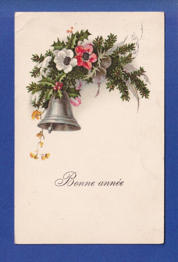 NOUVEL AN - Cloche - Fleurs - 1929