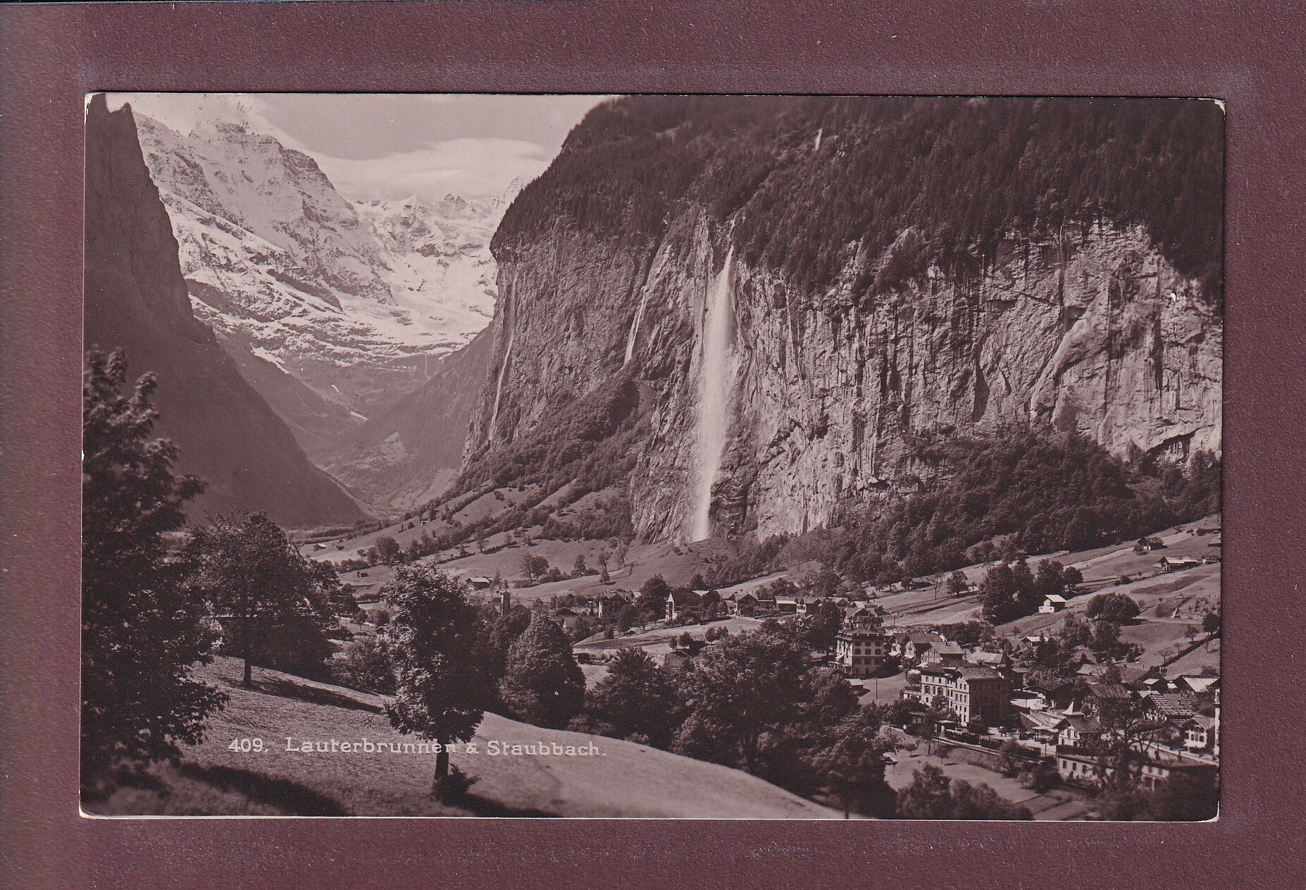 LAUTERBRUNNEN - Staubbach - 1919