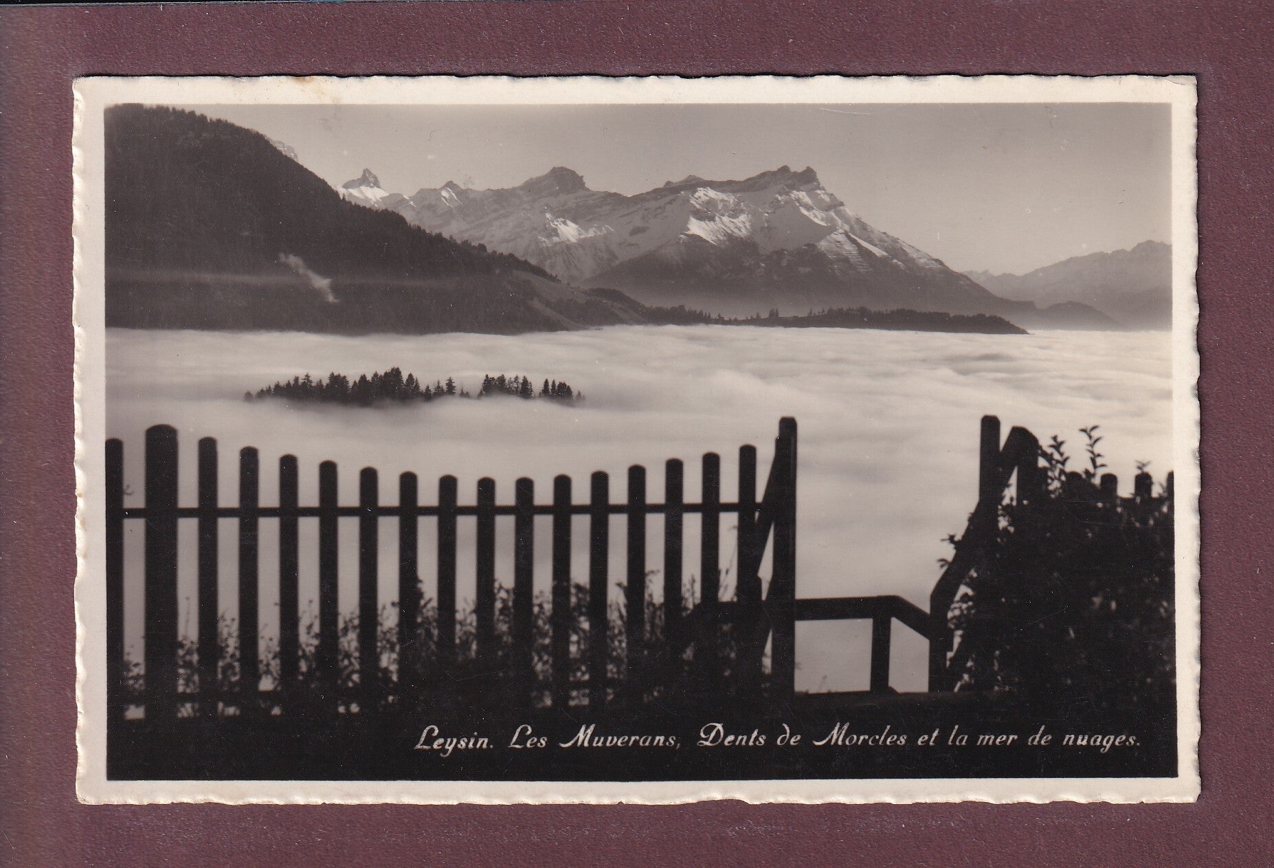 LEYSIN - Les Muverans - Dents de Morcles - 1936