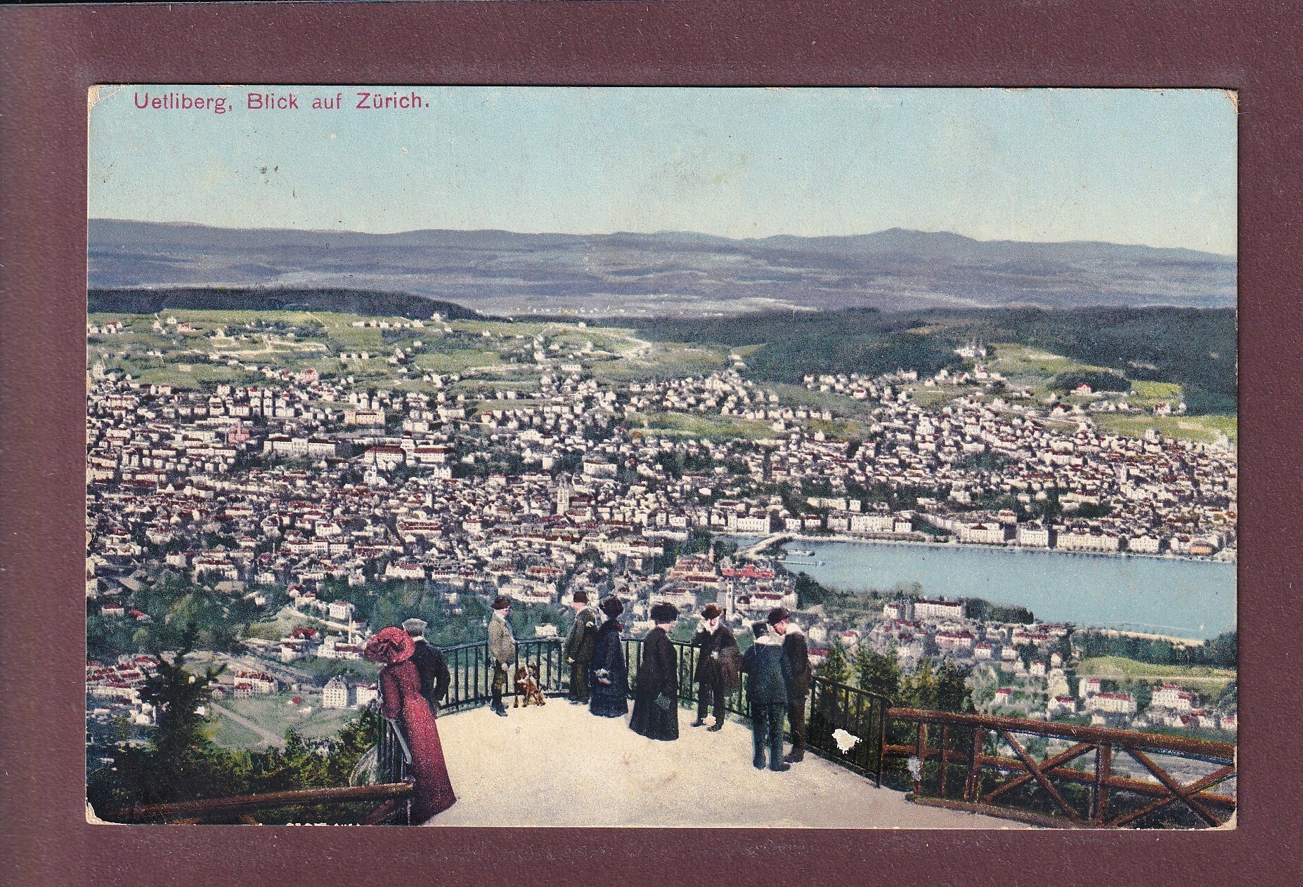 UETLIBERG - Zürich - Leute - 1913