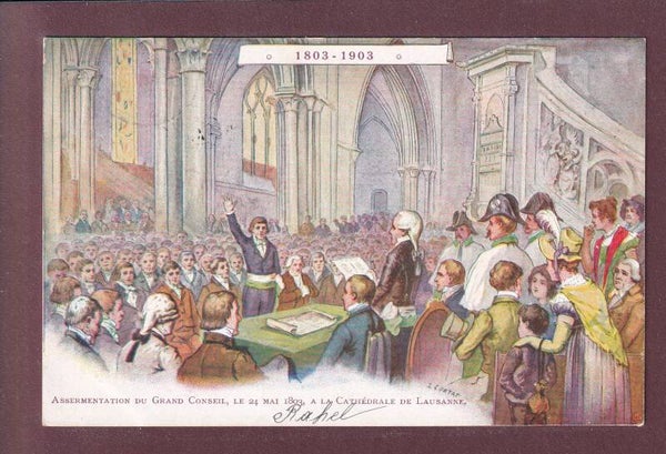 LAUSANNE - Assermentation du Grand Conseil - 1903