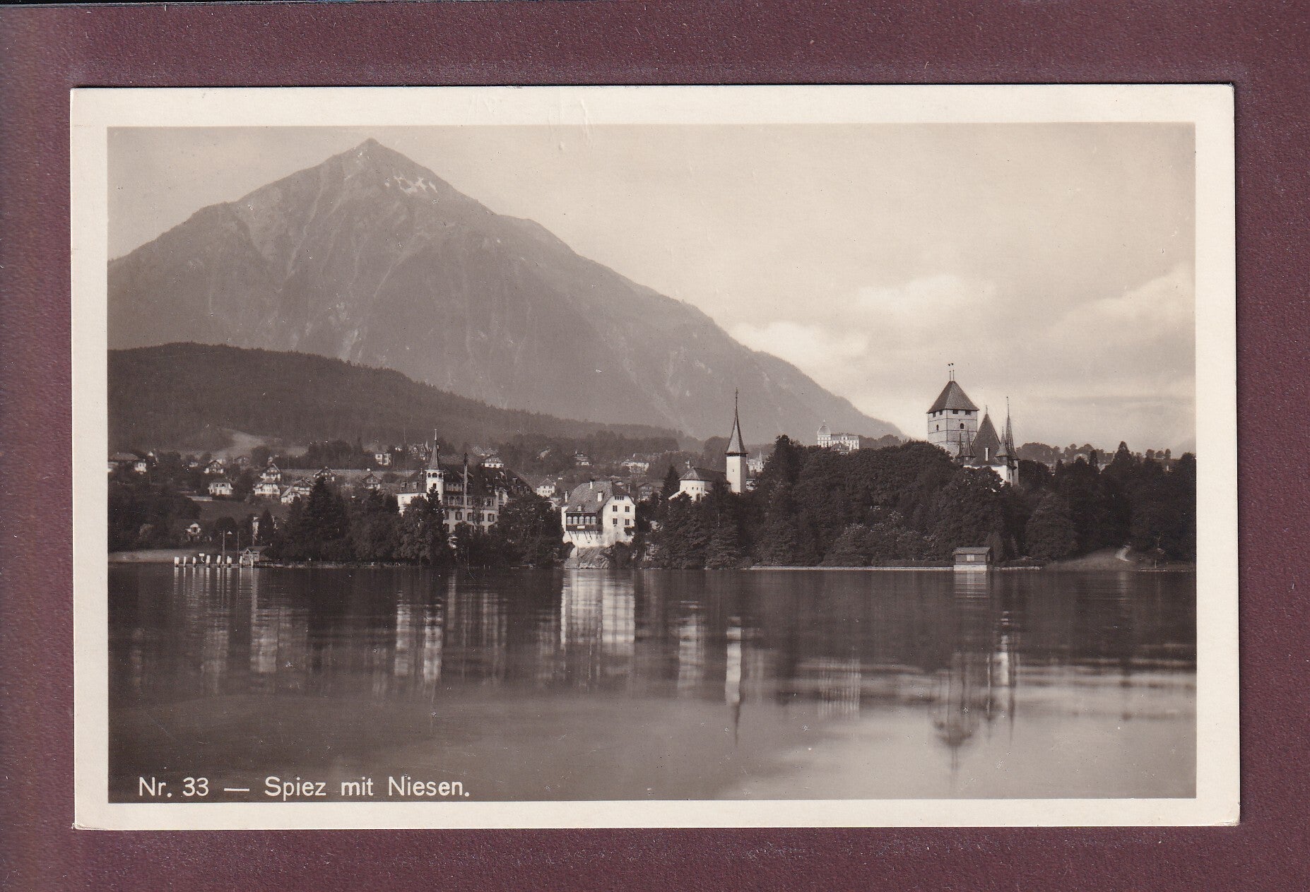 SPIEZ - Niesen - 1934