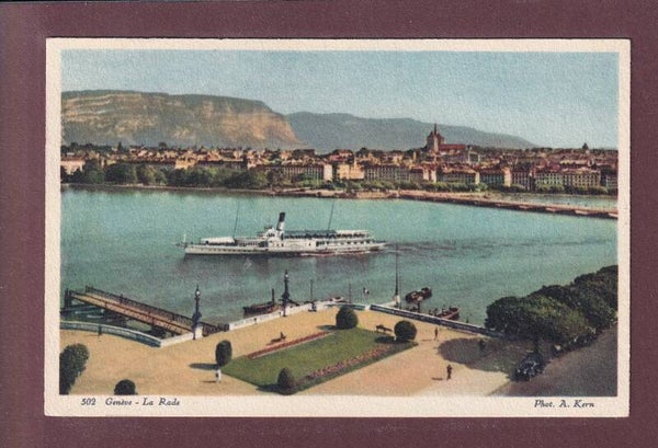 GENEVE - La rade - 1936