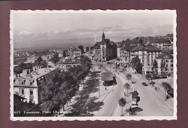 LAUSANNE - Place Chauderon - 1946