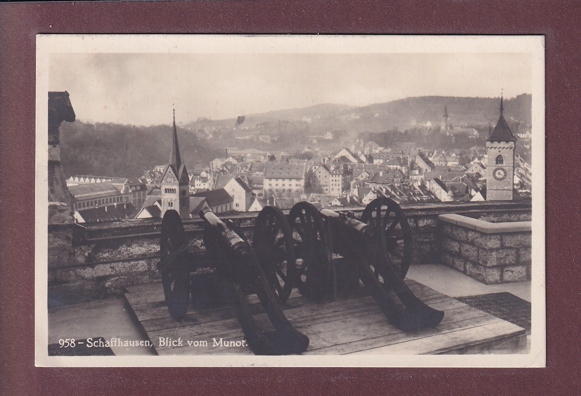 SCHAFFHAUSEN - Munot - Kanone - 1925