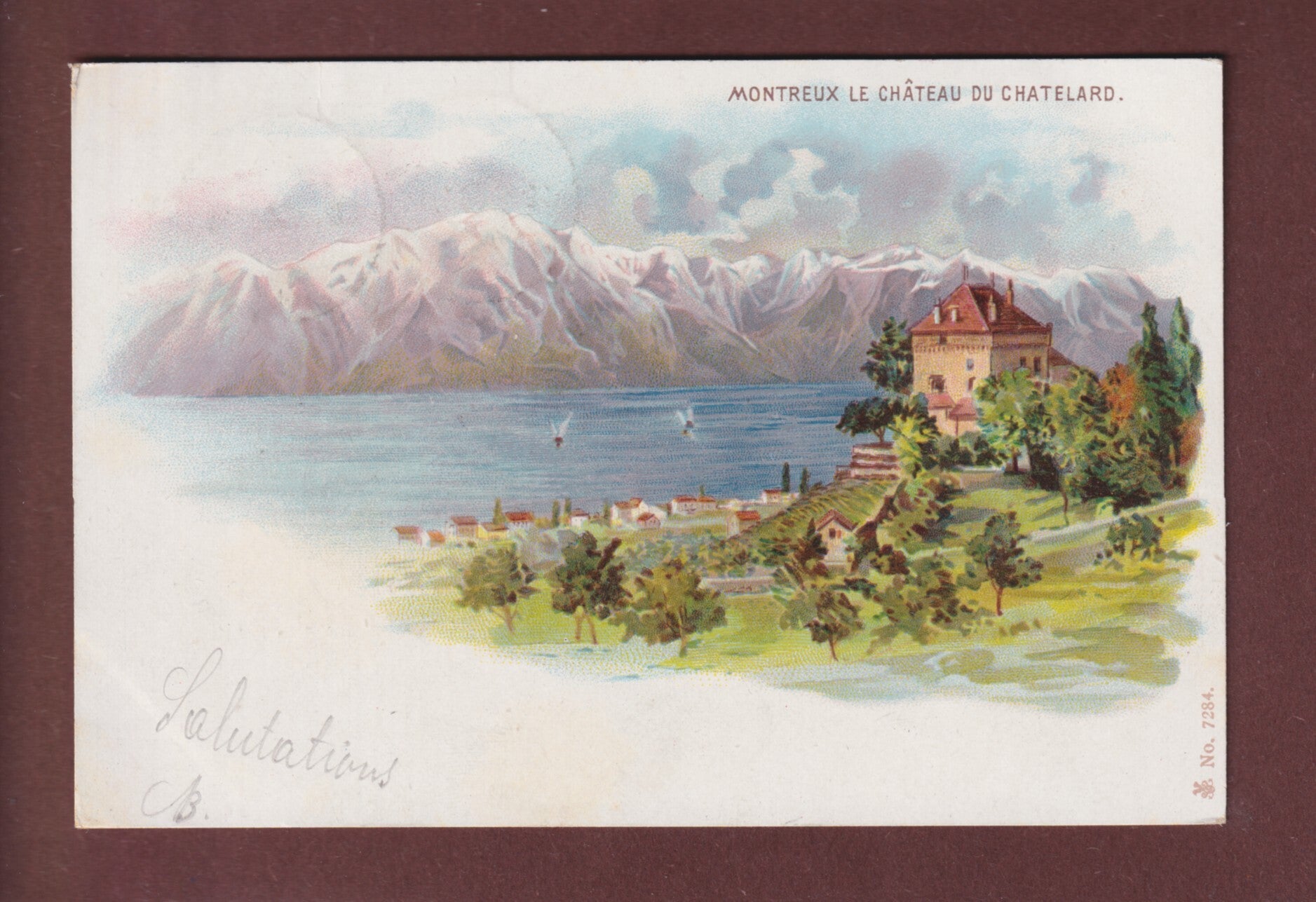 MONTREUX - Château du Châtelard - 1900