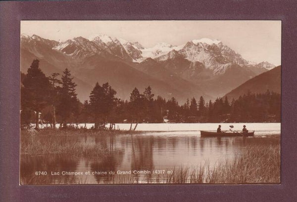 LAC CHAMPEX - Barque - Grand Combin