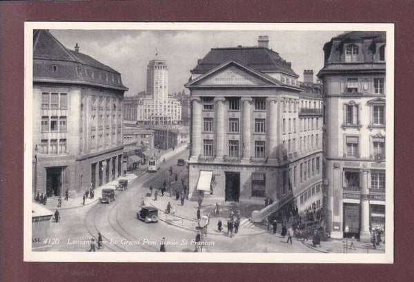 LAUSANNE - Grand Pont depuis St. François