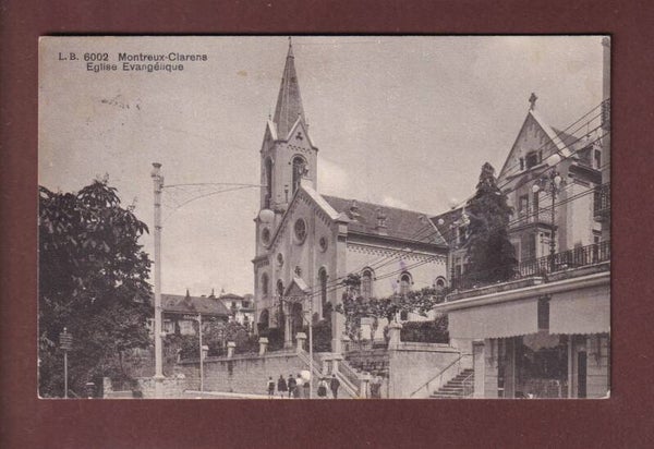 MONTREUX - Eglise Evangélique - 1918