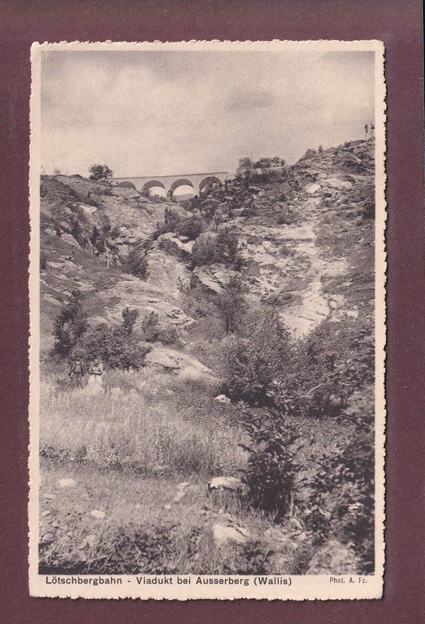 Lötschbergbahn - VIADUKT BEI AUSSERBERG
