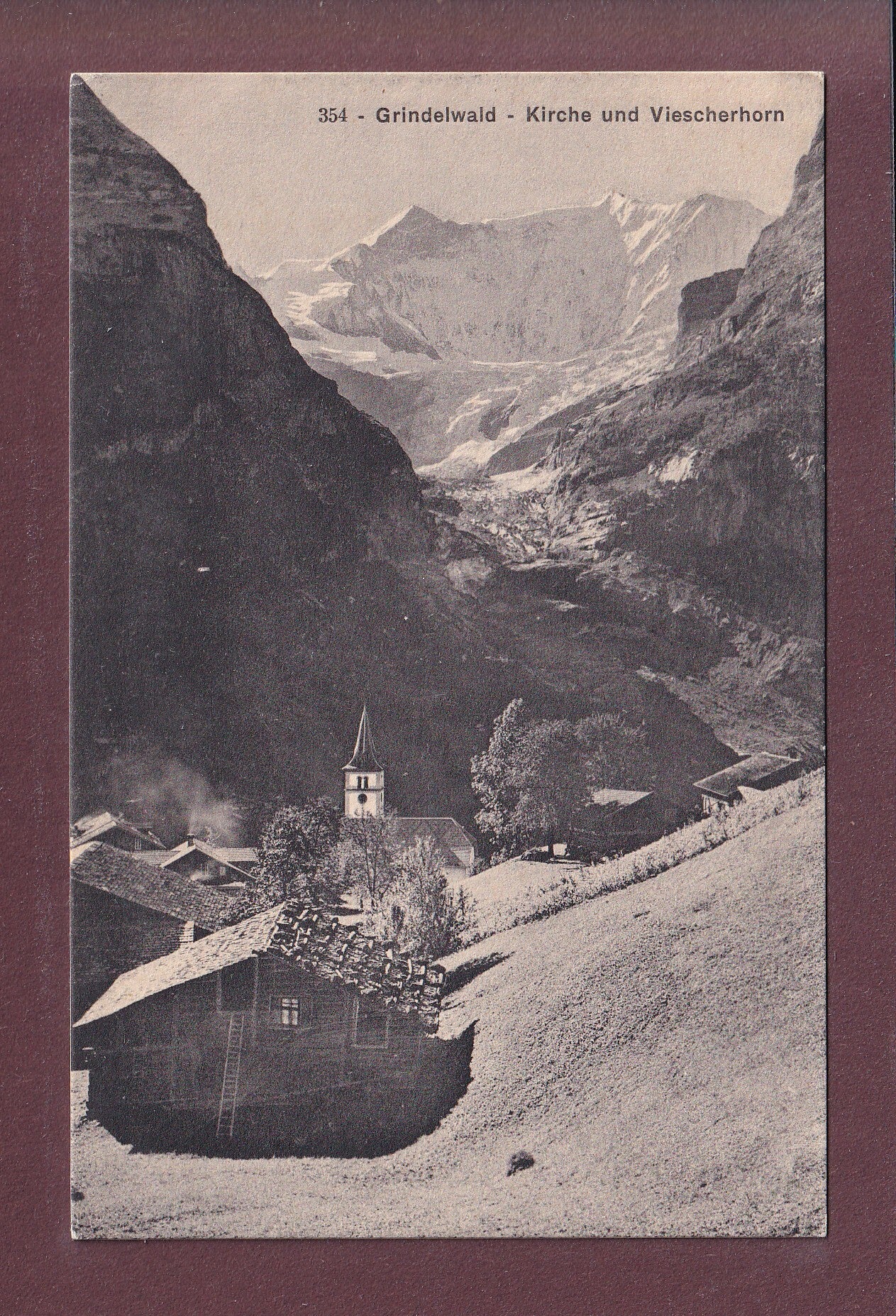 GRINDELWALD - Kirche - Fiescherhorn